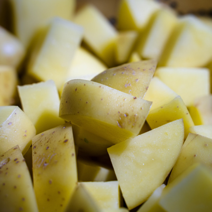 Potato package with 4 green MM-minis 
