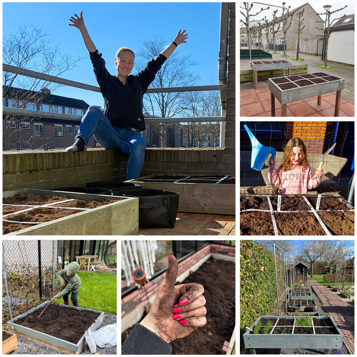 Foto's van de Makkelijke Moestuin community