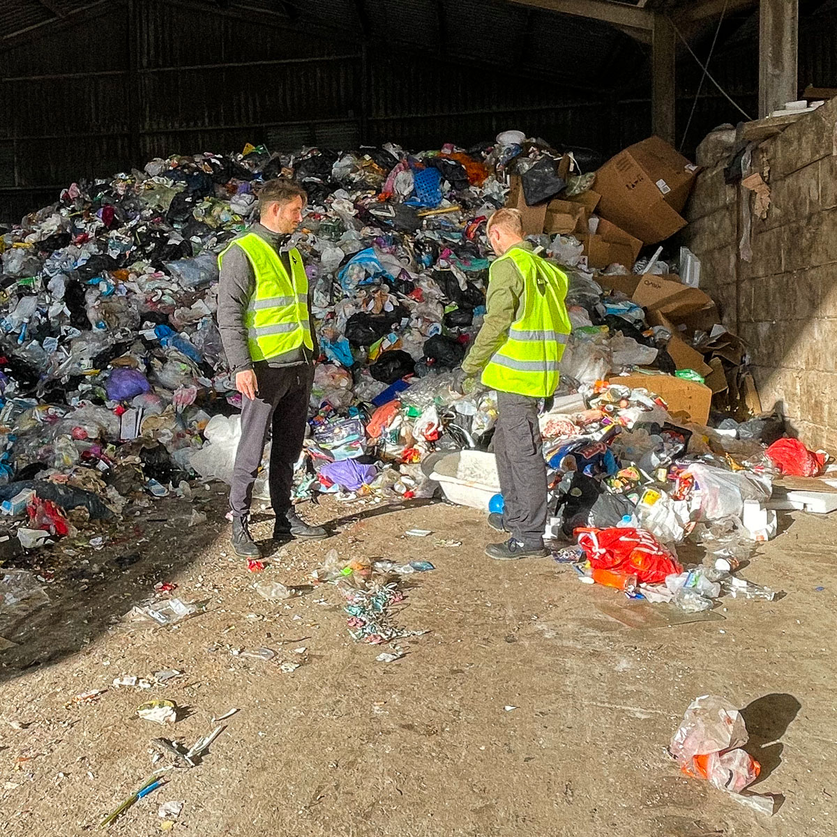 Plastic waste in Almere