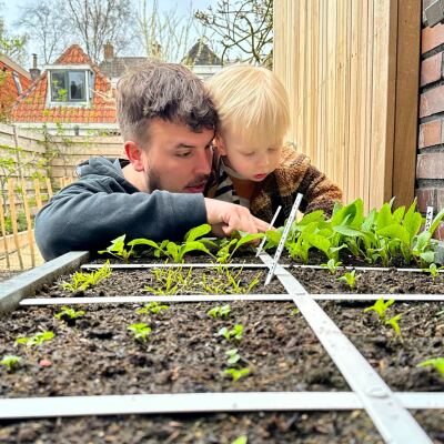 About rubbish, vegetable gardening and children