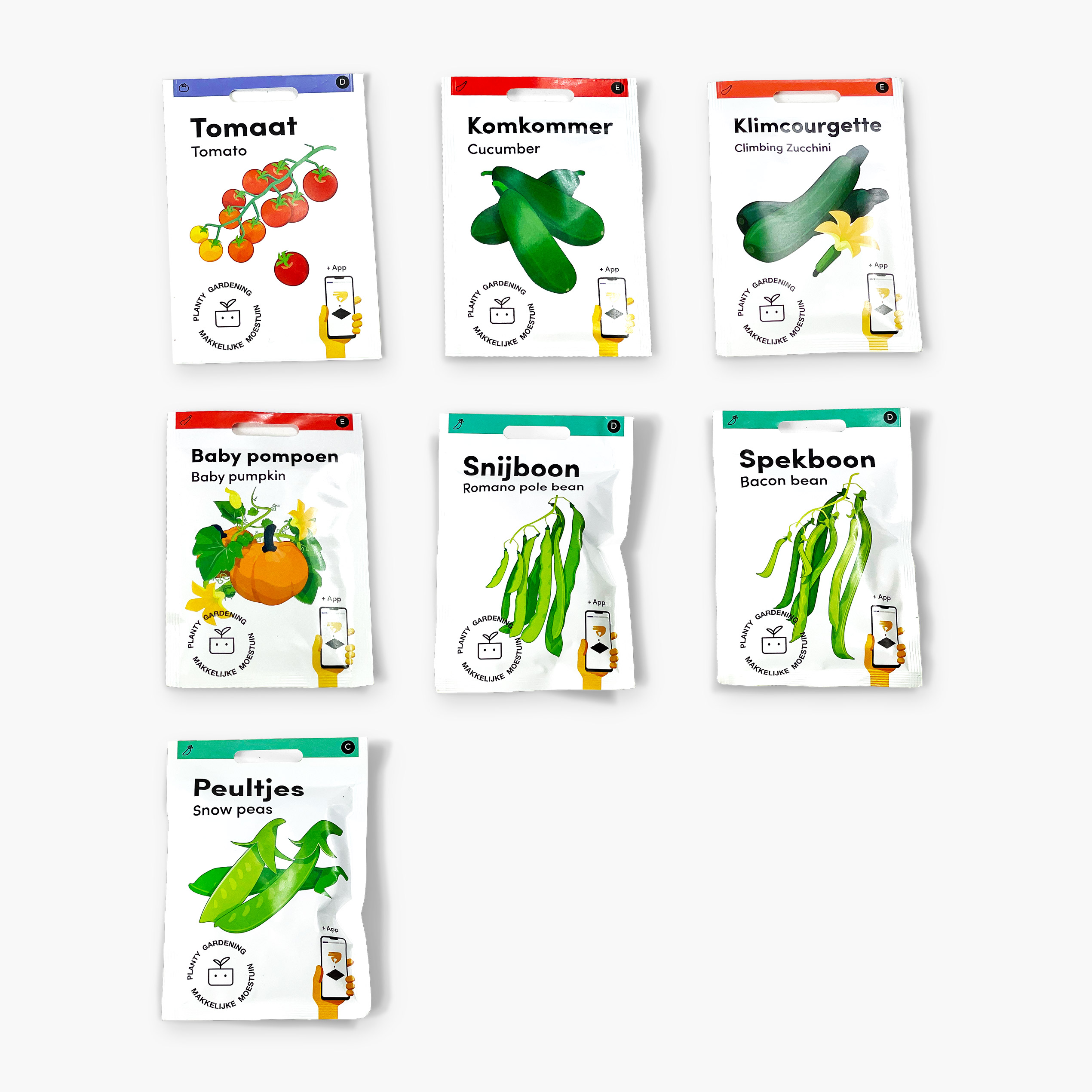 Makkelijke Moestuin climbing veg seed bundle