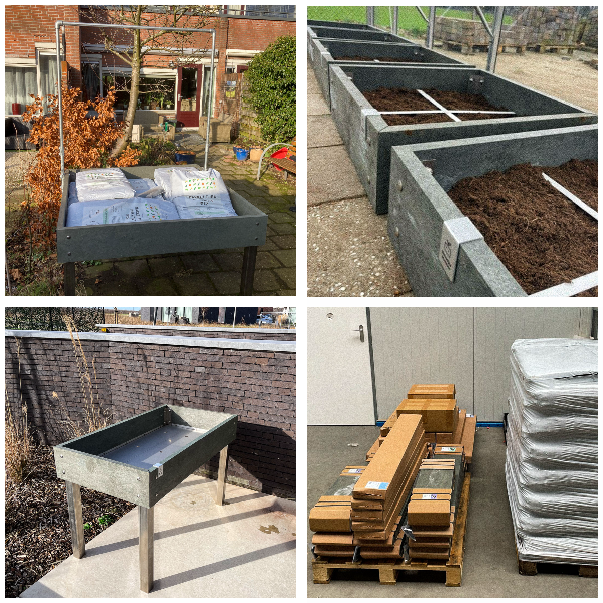 Volop bedrijvigheid op weg naar de start van het Makkelijke Moestuin seizoen.
