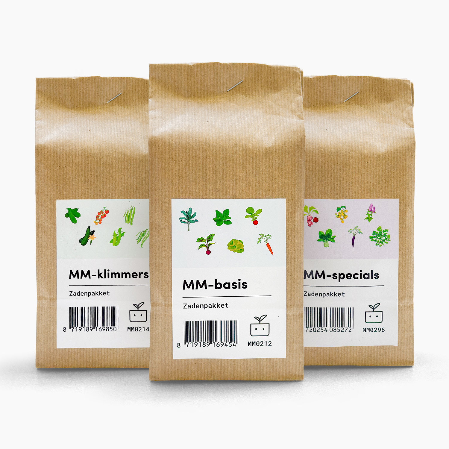 Makkelijke Moestuin seed bundles for starting a vegetable garden