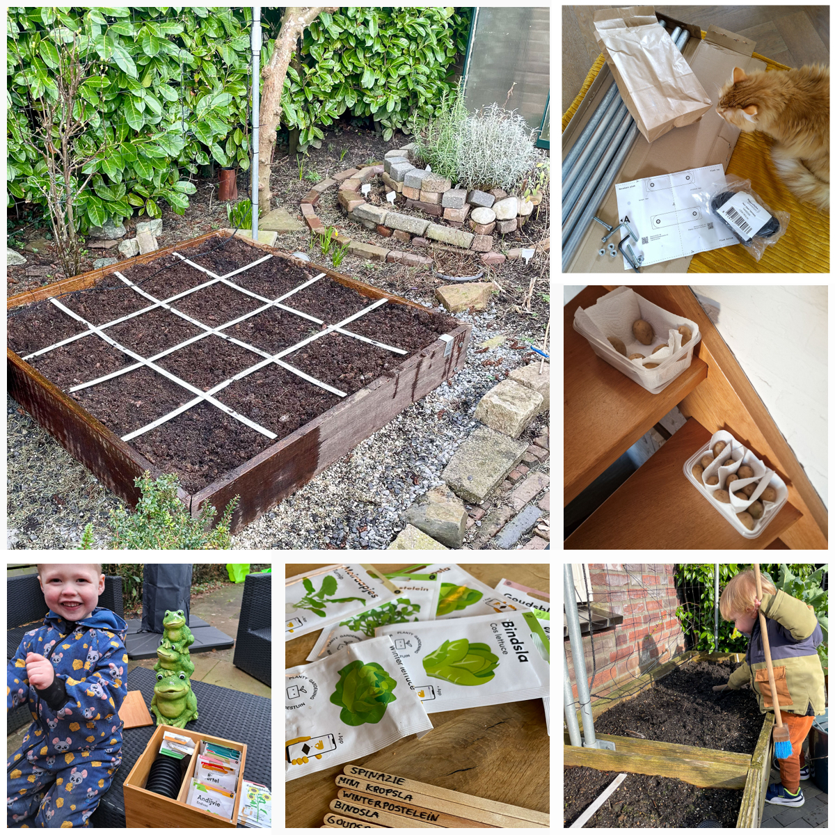 Foto's van de Makkelijke Moestuin community