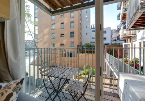 Makkelijke Moestuin mini's passen goed op een balkon