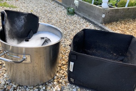 Makkelijke Moestuin mini kan je makkelijk wassen