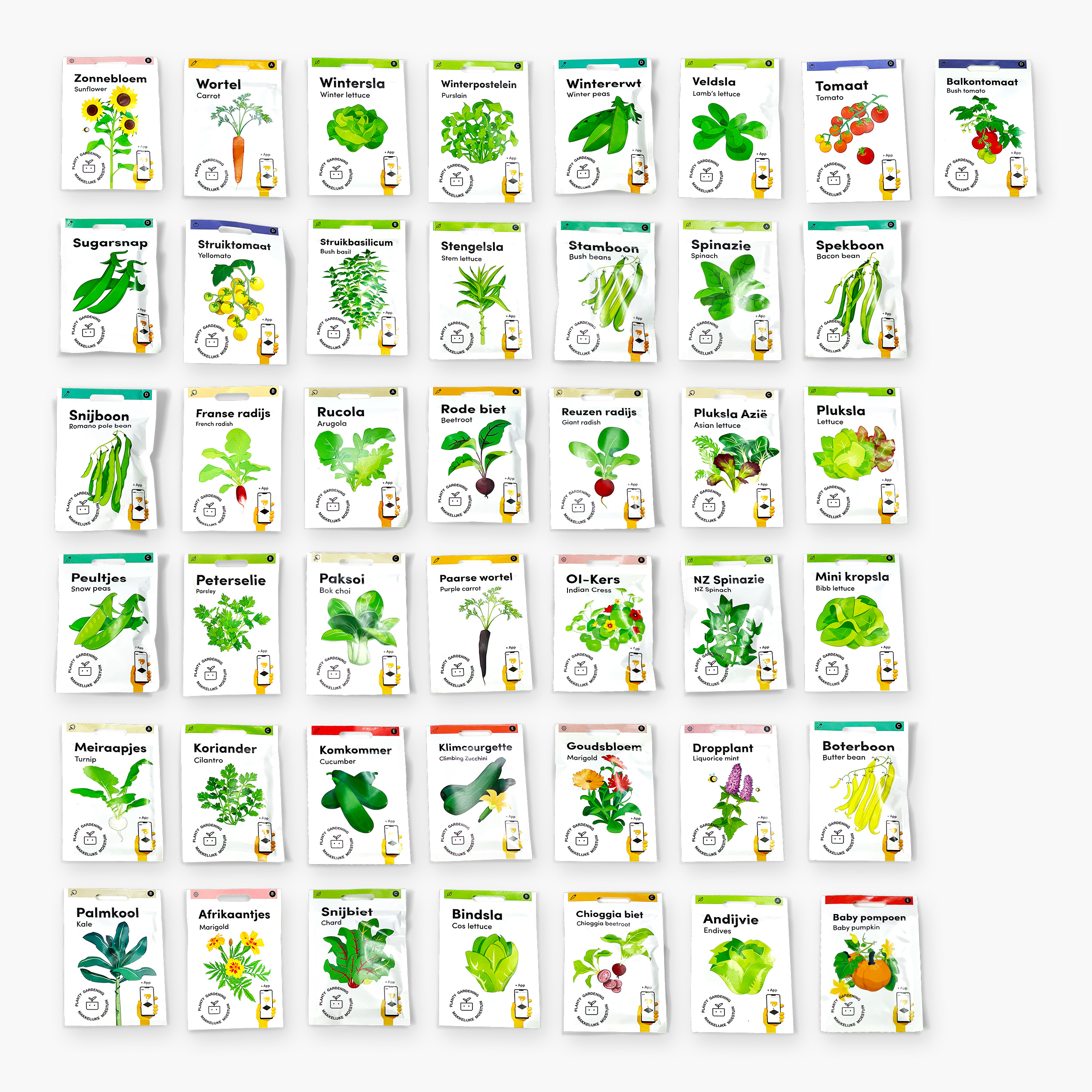 Almost all Makkelijke Moestuin seeds