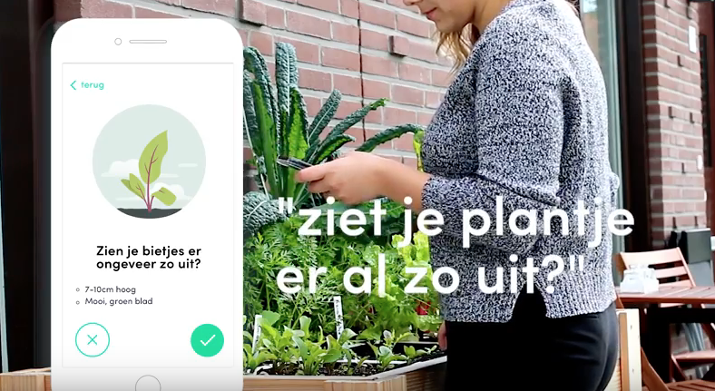 De Makkelijke Moestuin app vertelt je precies wat je moet doen