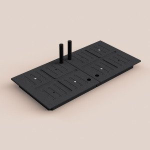 Raised table water reservoir conversion kit, 8 squares