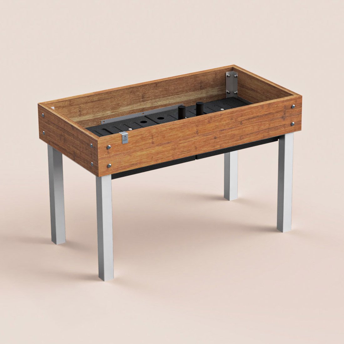 Raised table water reservoir conversion kit, 8 squares