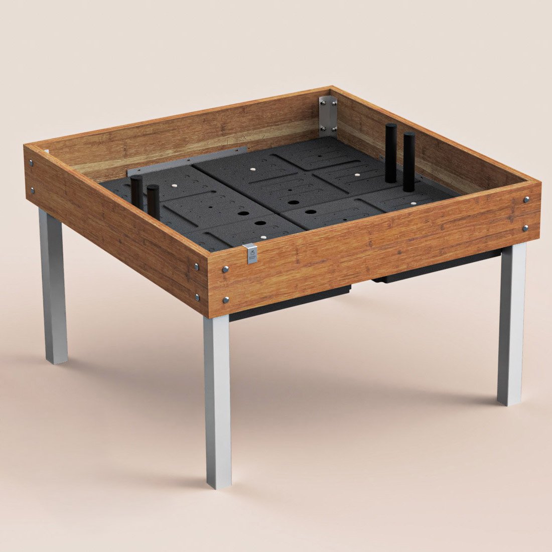 Raised table water reservoir conversion kit, 16 squares