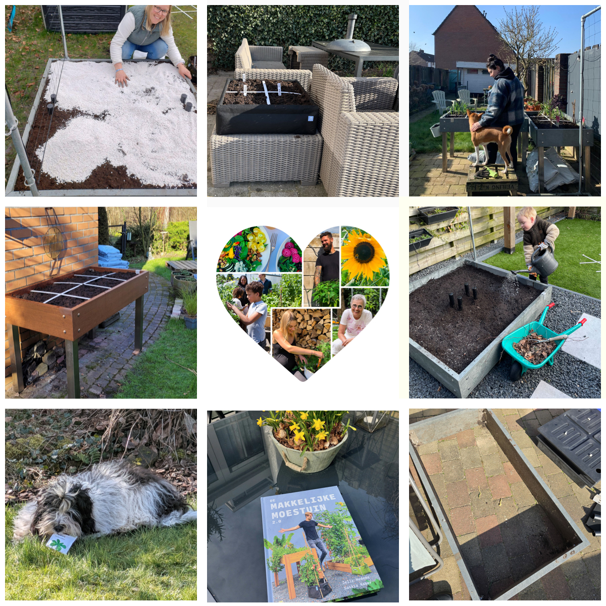 Foto's uit de community van de Makkelijke Moestuin