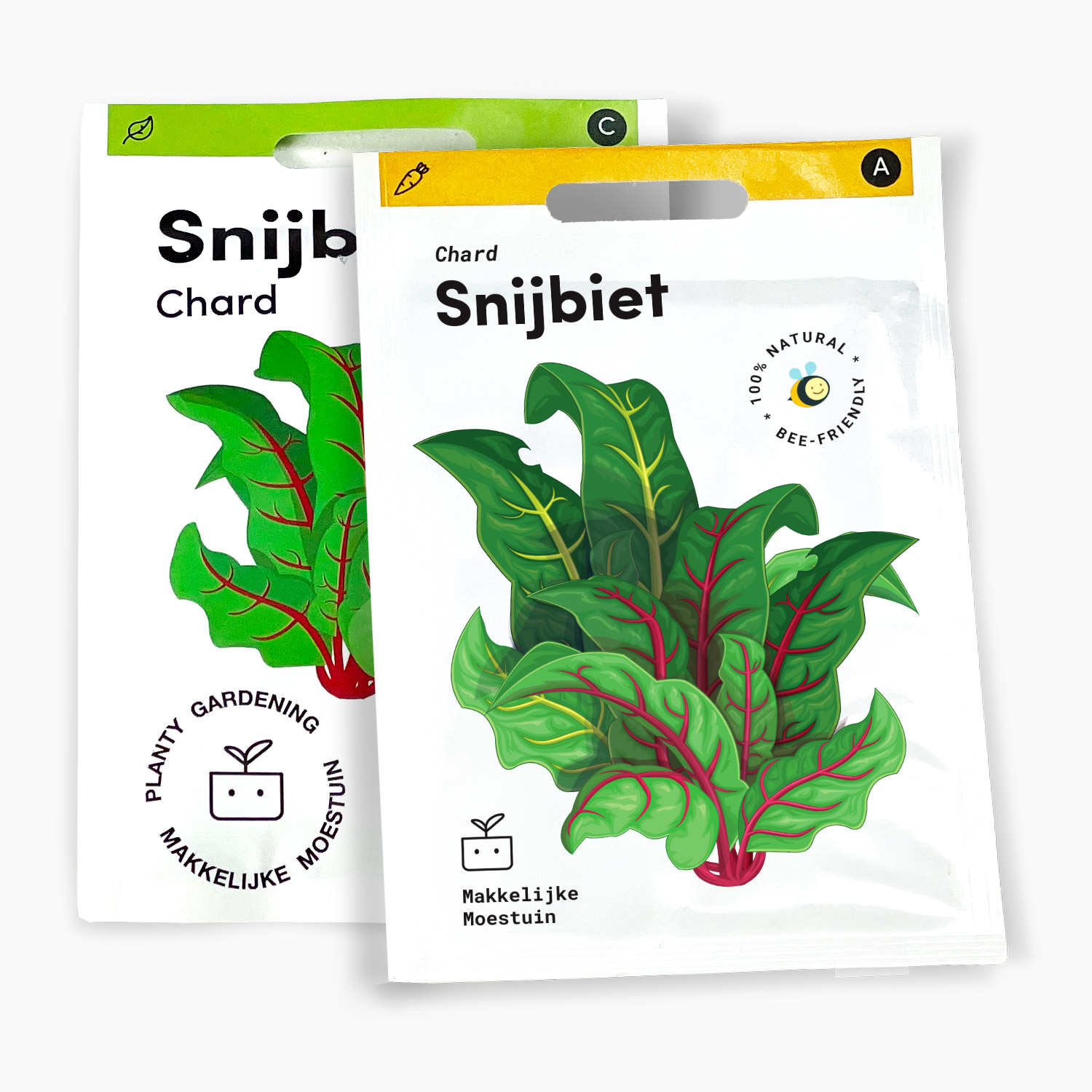 Snijbiet heeft dezelfde plantenfamilie als de rode biet.