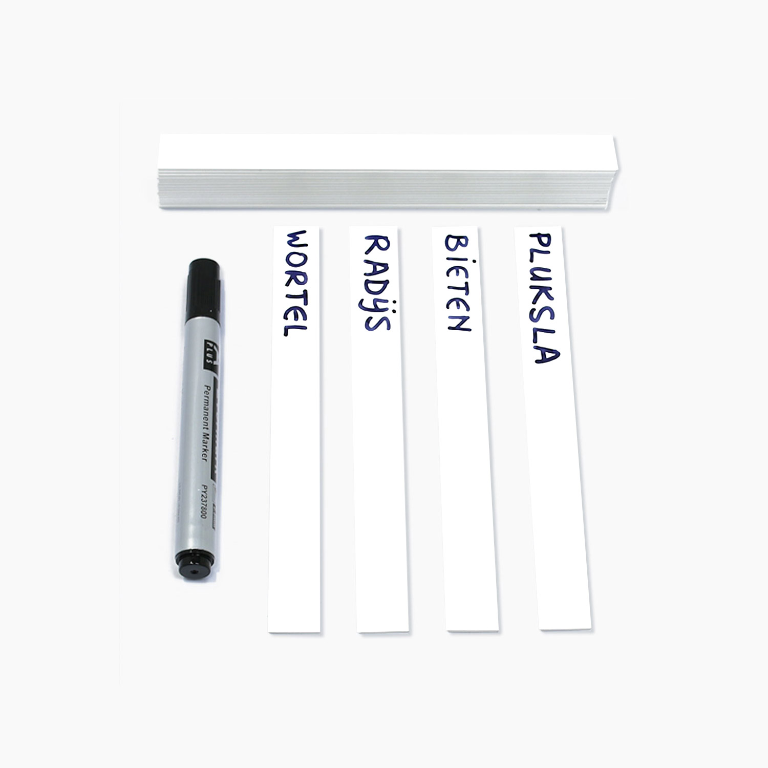 Plantenlabels 20 stuks met stift