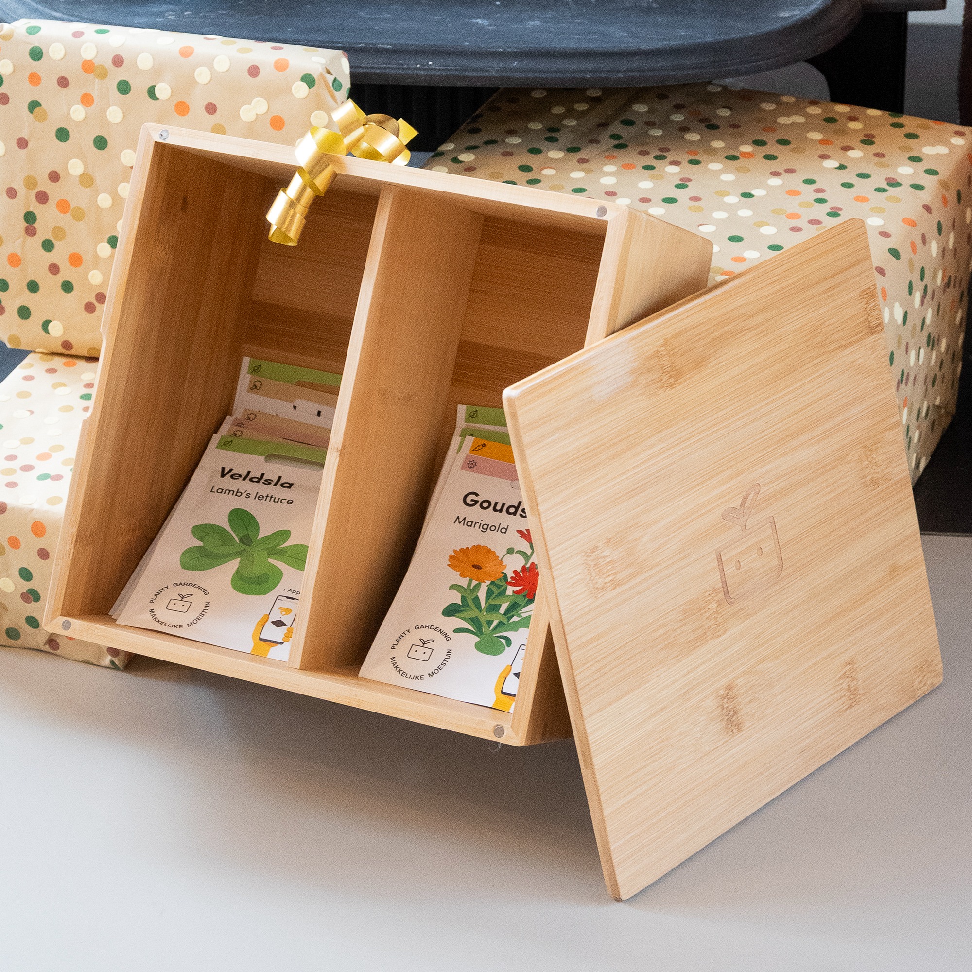 Cadeaupakket Zadendoos met 12 zaden