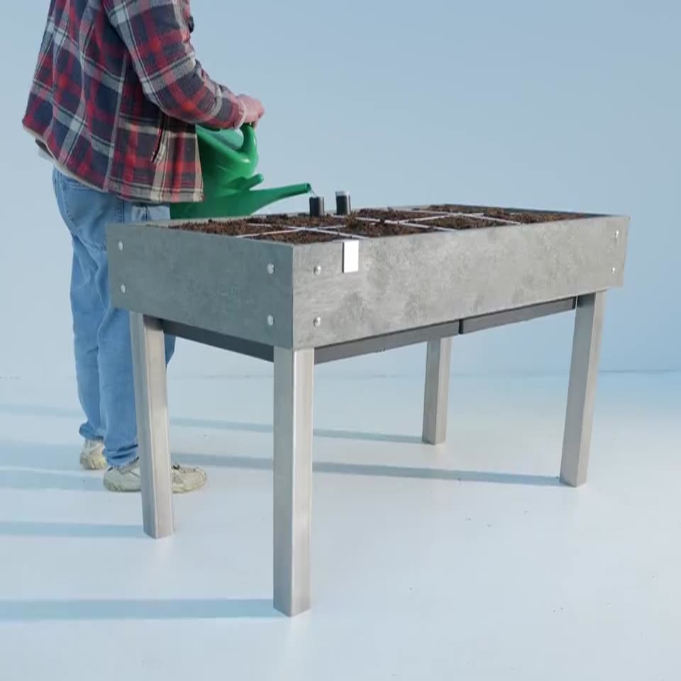 MM-Hero raised table garden box, 8 squares