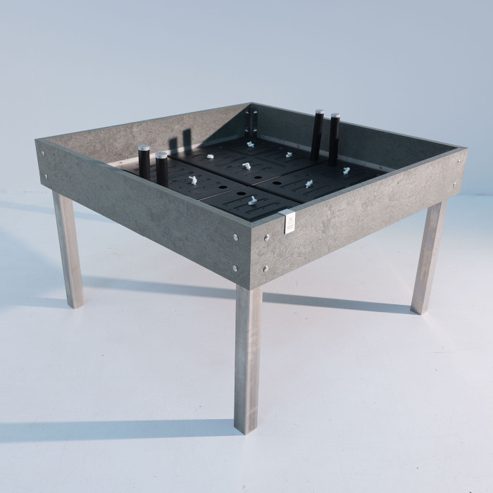 MM-Hero raised table garden box, 16 squares