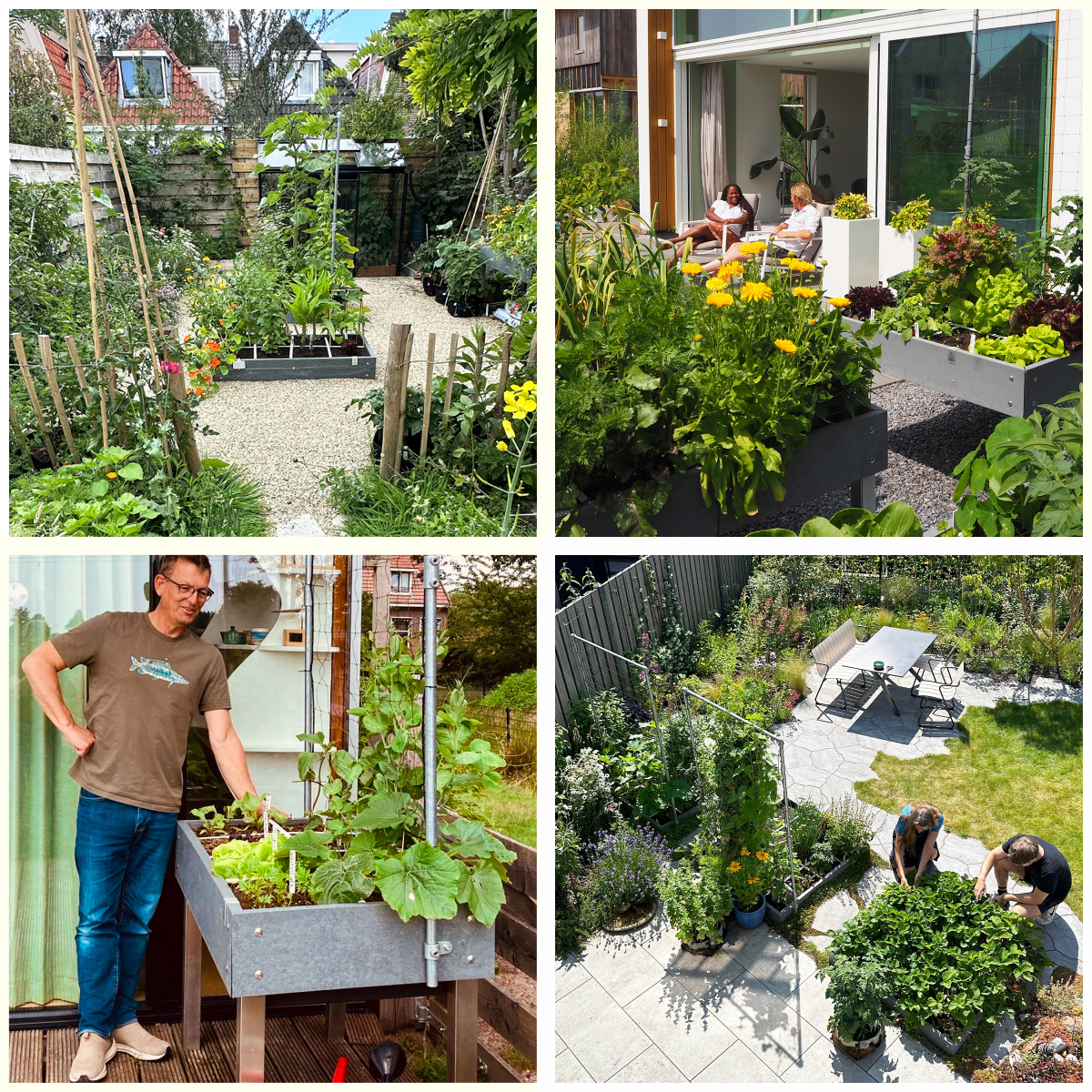 Verschillende Makkelijke Moestuinen