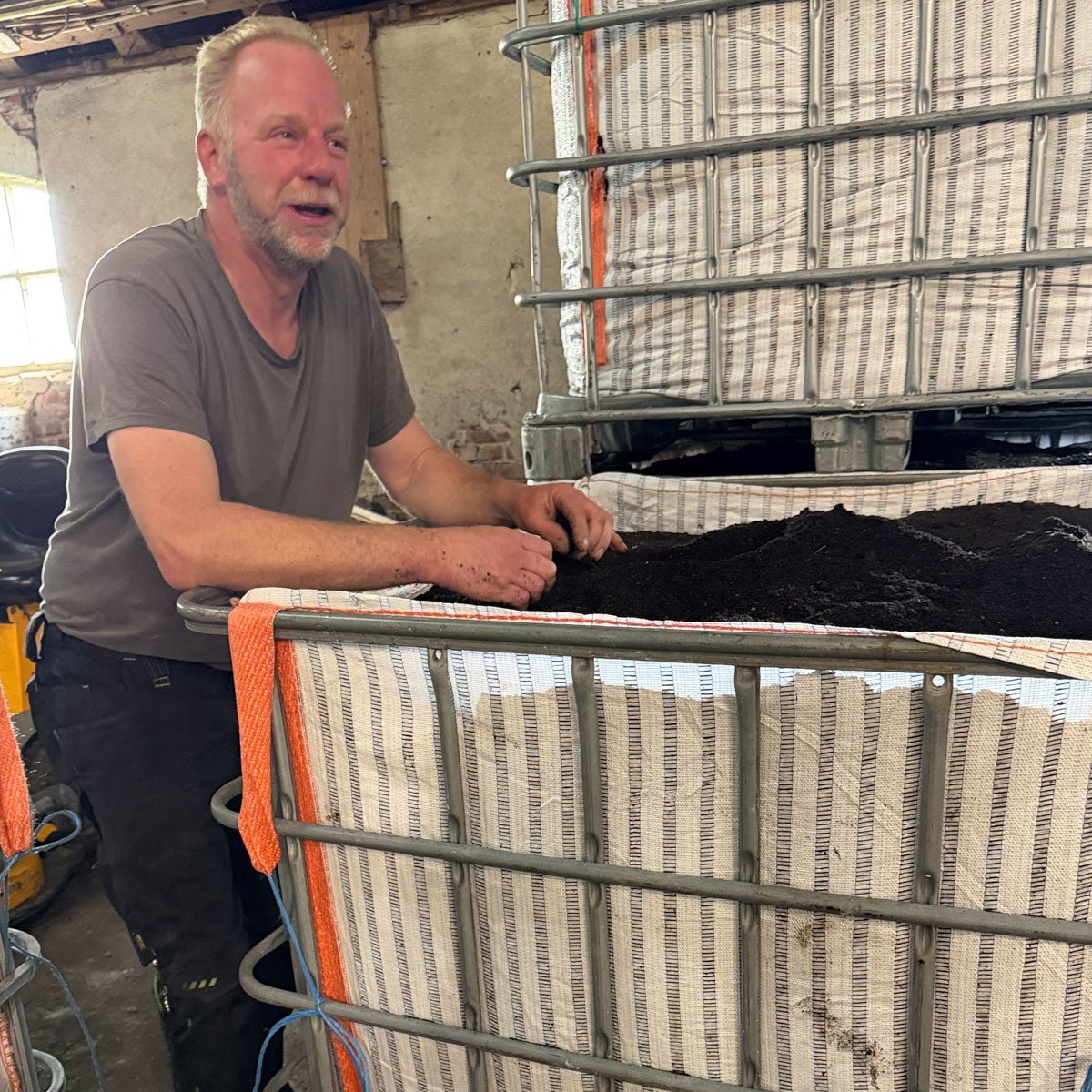 Bernard Mekelenkamp van WormSystems in Oostwold