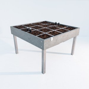 MM-Hero raised table starter kit, 16 squares