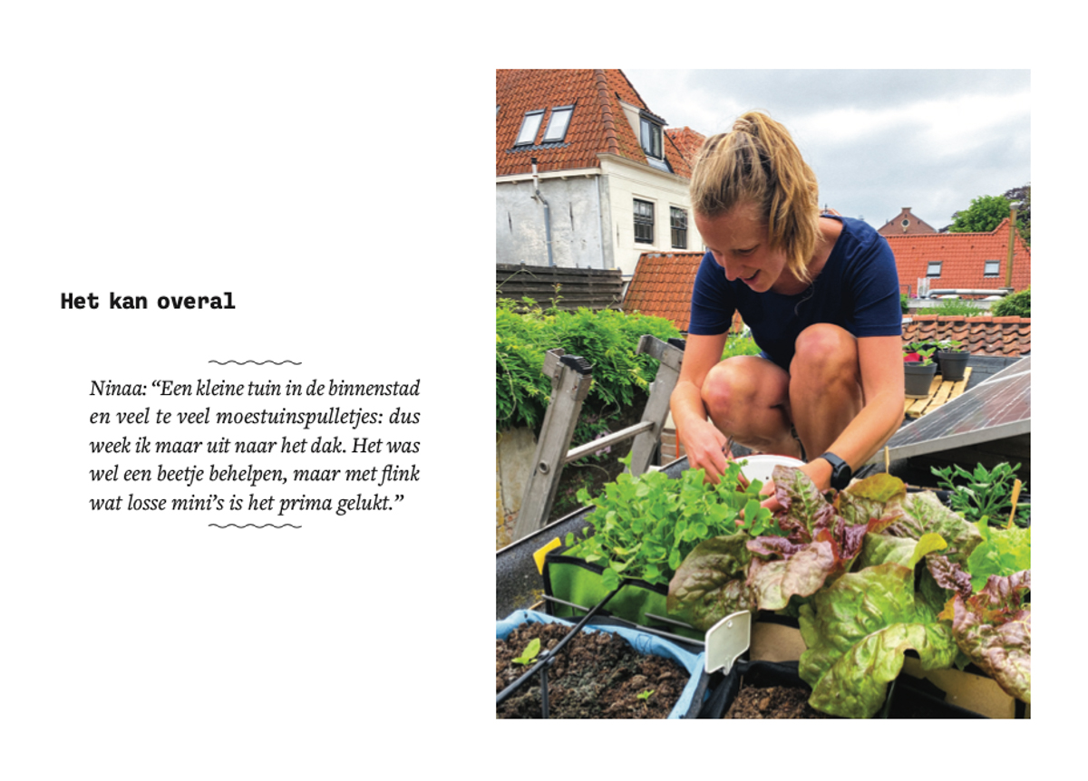 In het nieuwe boek van de Makkelijke Moestuin staan ook veel foto's van andere MM'ers.