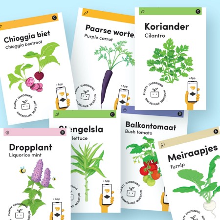 Alle nieuwe zaden van de Makkelijke Moestuin staan vanaf nu in de app