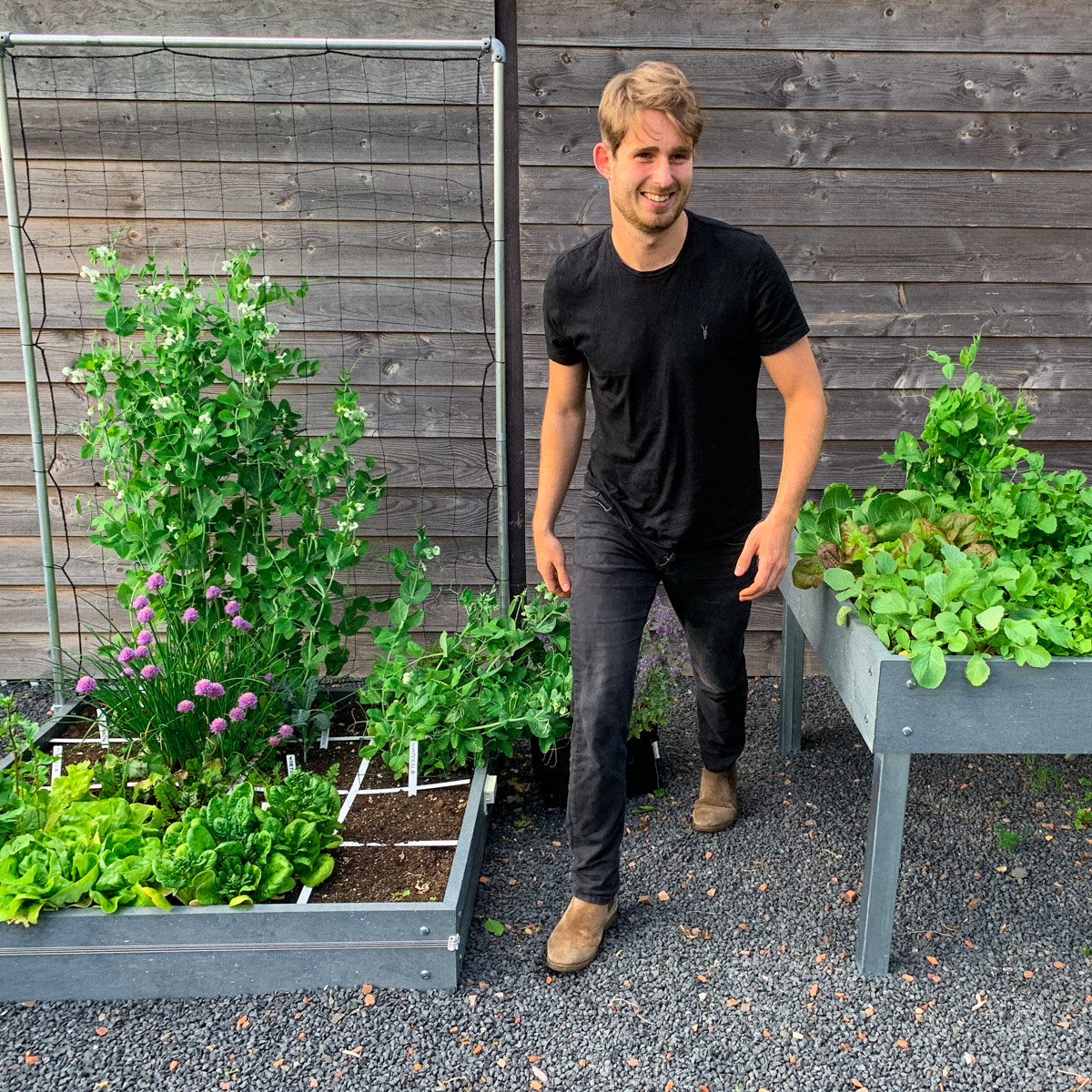 MM-hero's: moestuinbakken van gerecycled plastic.
