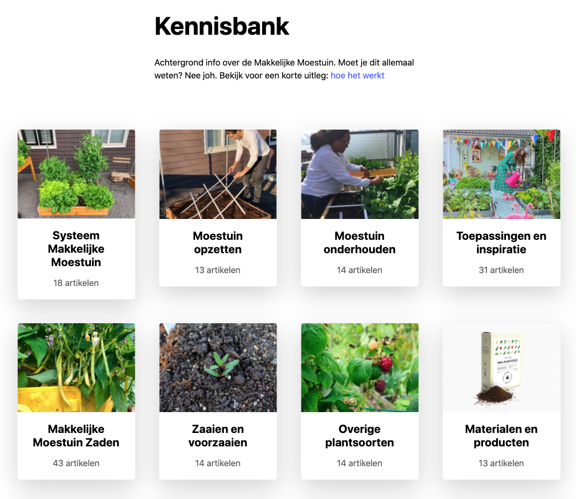 De Kennisbank van de Makkelijke Moestuin