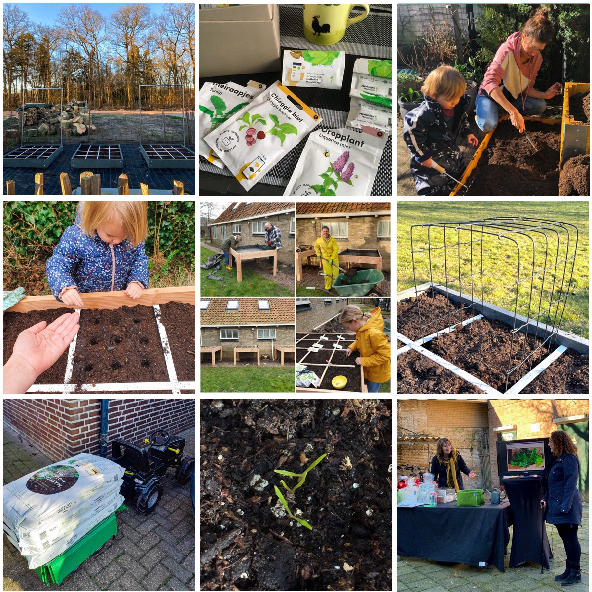 Foto's uit de Makkelijke Moestuin community