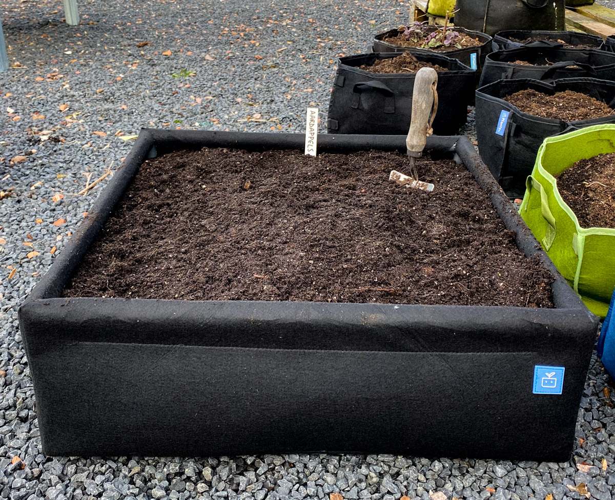 Aardappels telen in een Makkelijke Moestuin Airbak