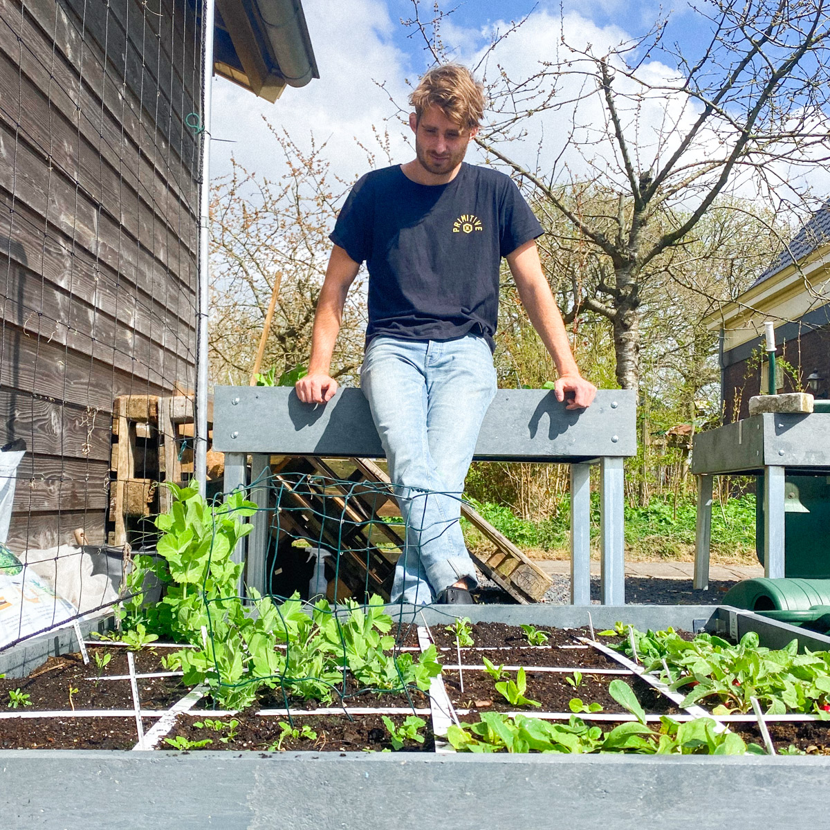 Eind april: de Makkelijke Moestuinbakken worden weer groen