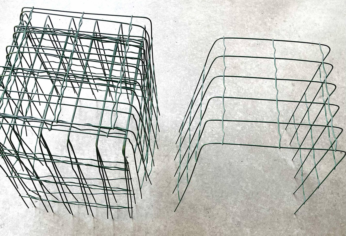 Silvia's U-frame racks that she made 5 years ago and still look like new