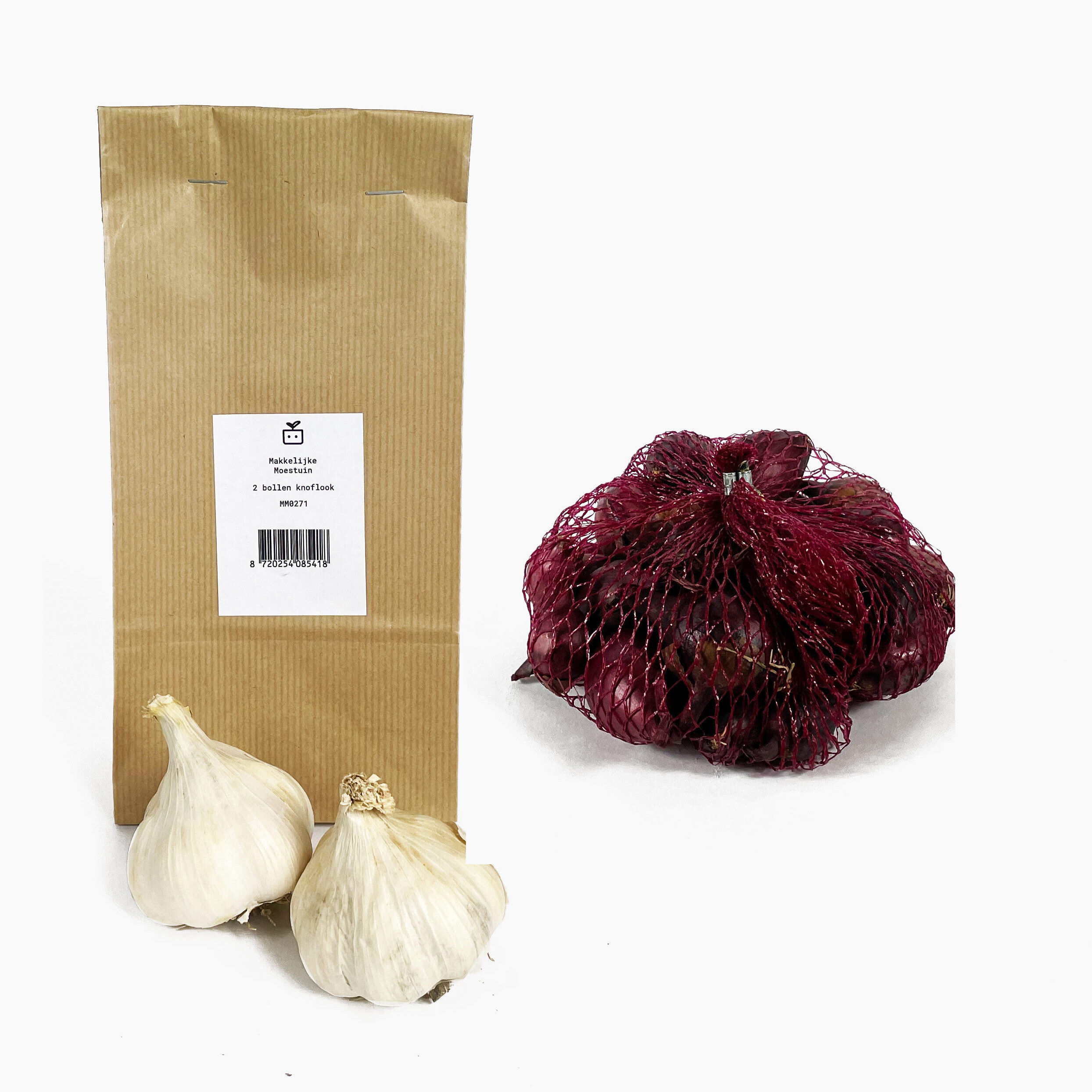 Knoflook en rode winteruien van de Makkelijke Moestuin