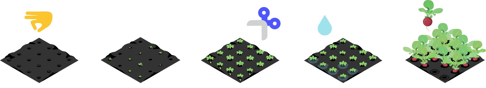 Hulp met verzorgen van de je plantjes van zaadje tot oogst: de Makkelijke Moestuin app