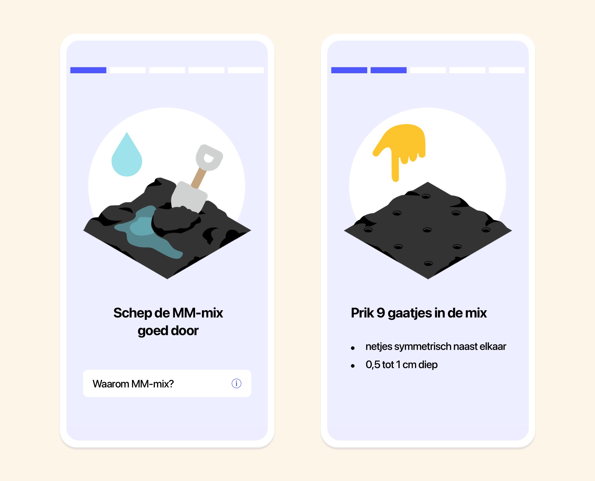 Hoe zaai je je vakken in met de Makkelijke Moestuin app?