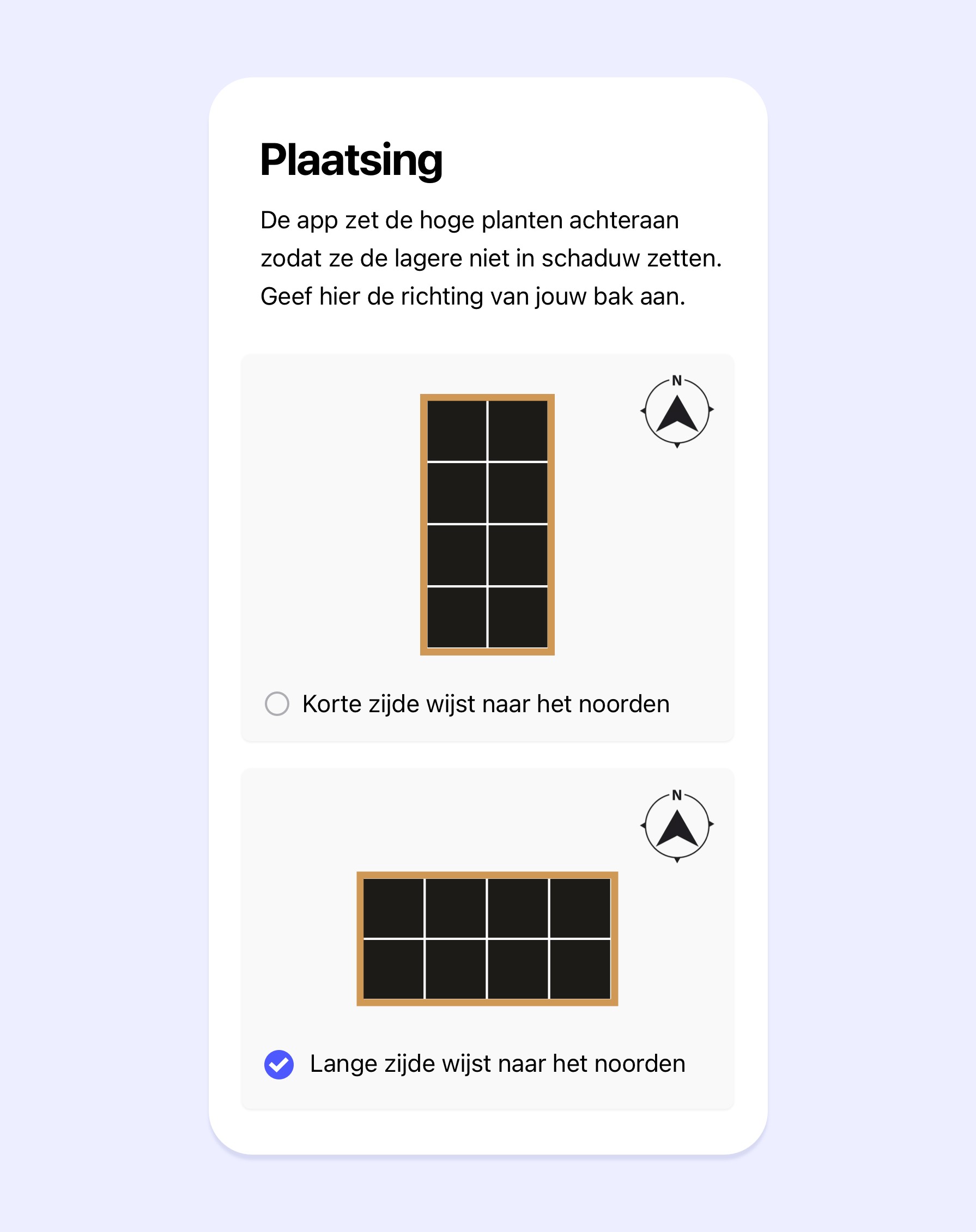 Pas de gegevens van je moestuinbak aan in de Makkelijke Moestuin app