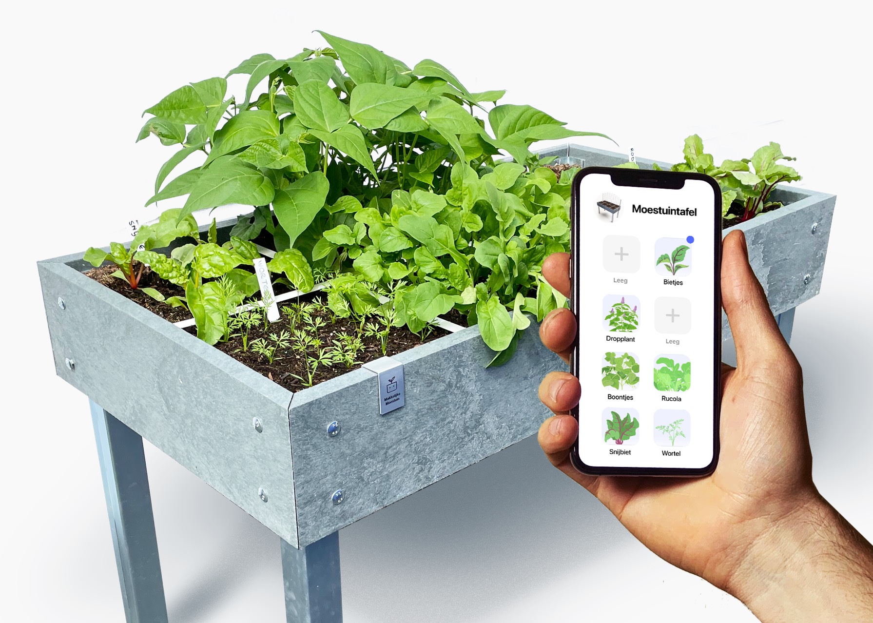 Moestuincoach: de Makkelijke Moestuin app