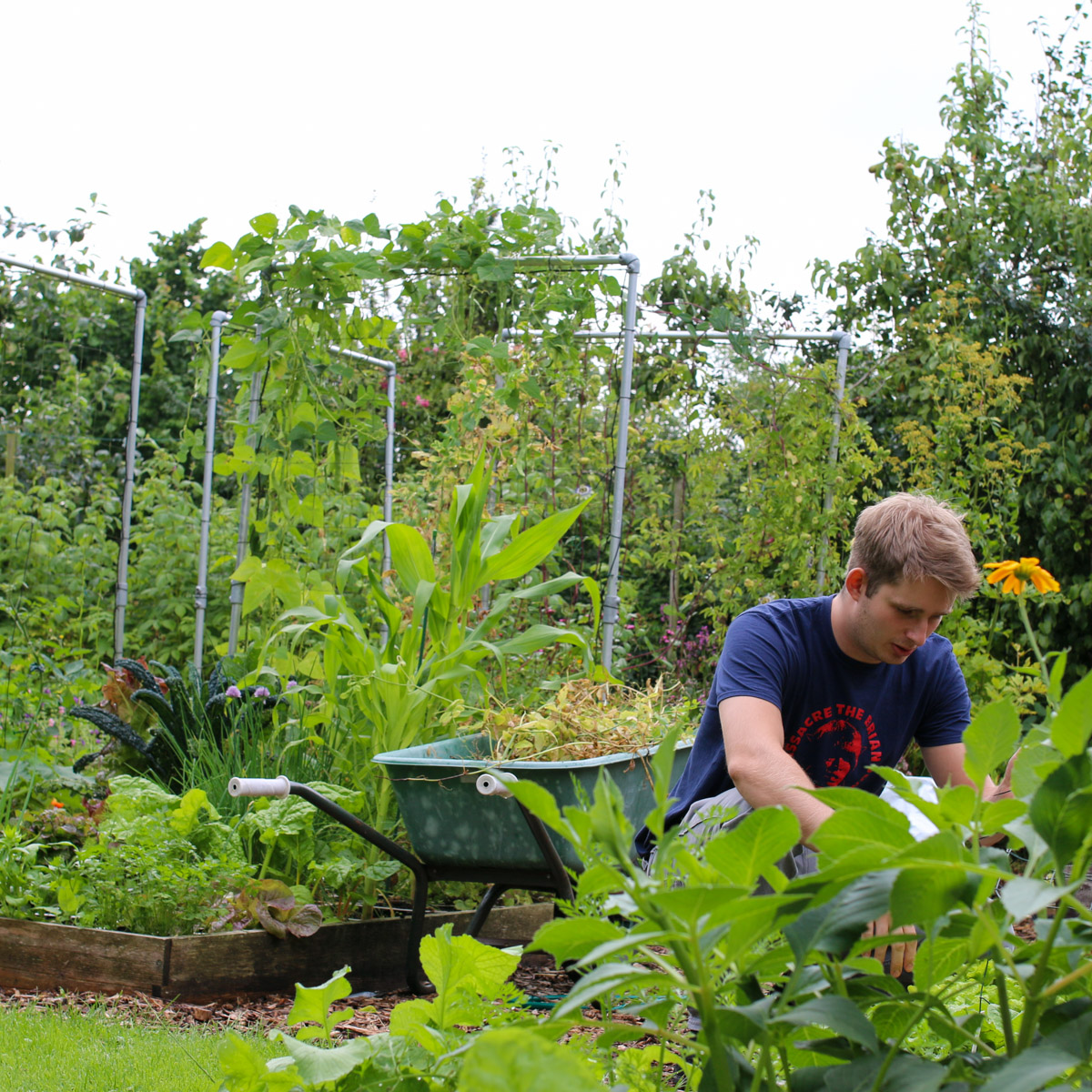 Jelle: als ik kan moestuinieren, dan kan iedereen het