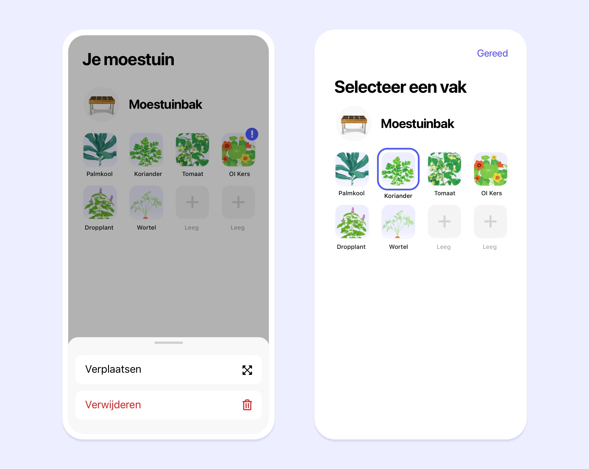 Snel inzaaien van een bestaande plant