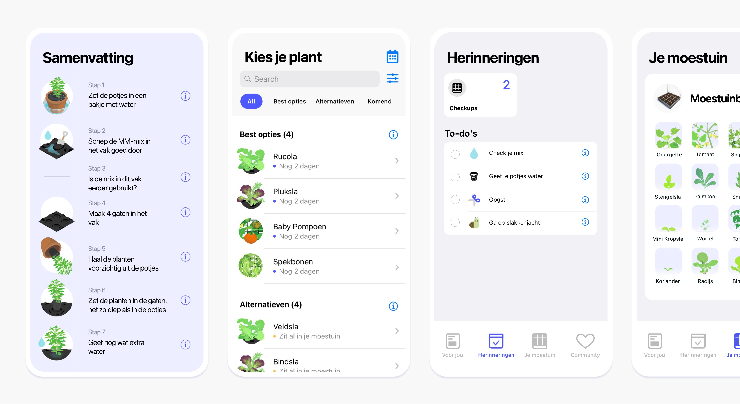 Nieuwe update voor de Makkelijke Moestuin app