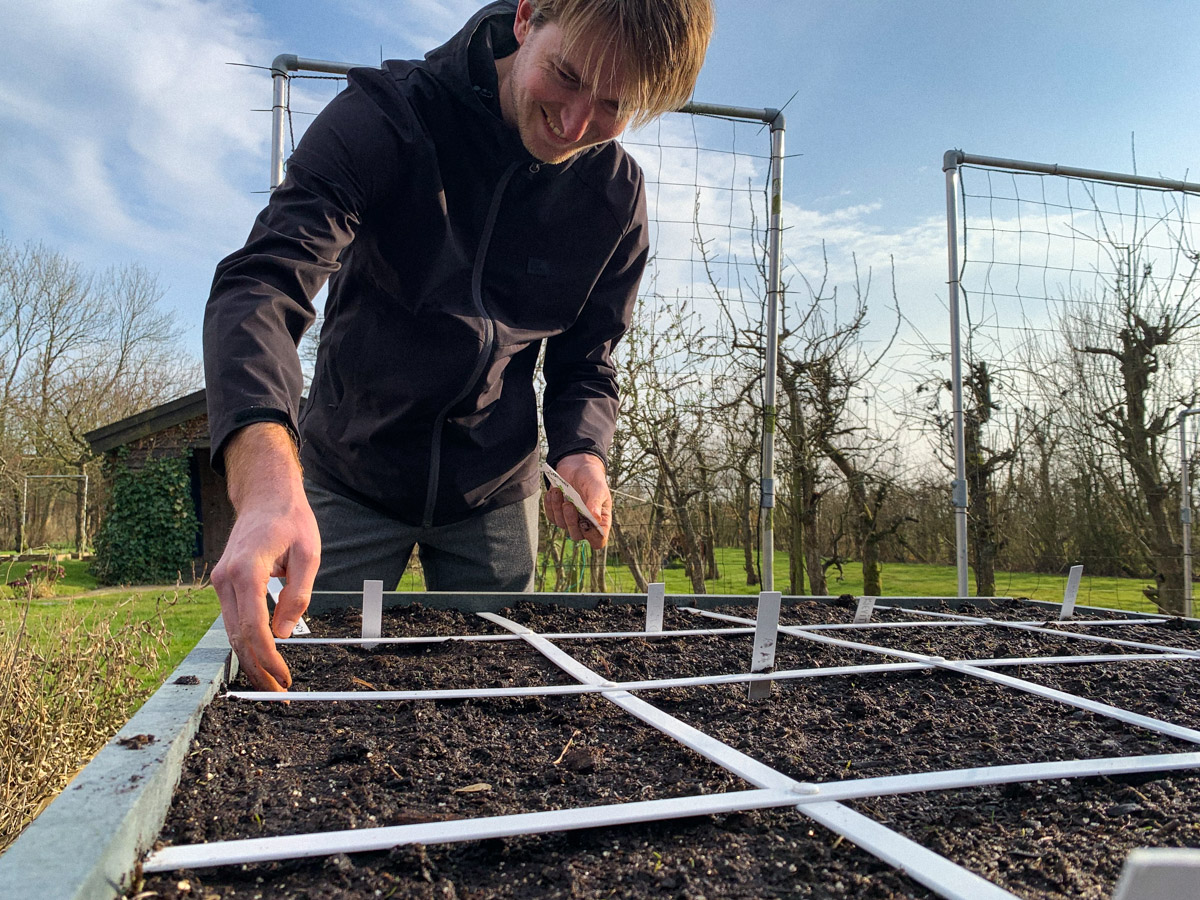 March: time to set up your Planty garden boxes and sow the first seeds.
