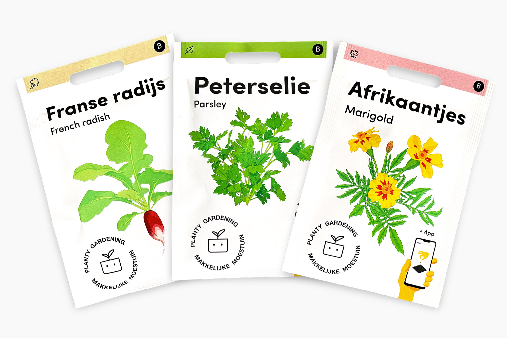 De nieuwe zaden van de Makkelijke Moestuin staan vanaf vandaag in de shop