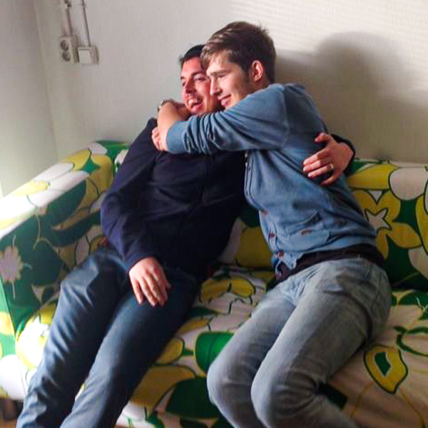 Jelmer en ik in 2012